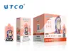 Original UTCO Tornado Puffs 9k 12k 7000 Einweg E Cigaretten 9000 Puff vorgefüllte Patronennetzspule RGB Light Vape Pen Kit gegen Randm 7K Randmvapes 12000