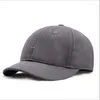 Ball Caps Summer Men's And Women's Letters Embroidery Short Brim Hat Soft Top Peaked Cotton Baseball