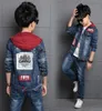 Children039s Kleidung Jungen Denim-Anzug 2020 neues Frühjahr koreanische Children039s Jacke große Kinder Denim Jacke Jeans 2-teiliges Set 5415373