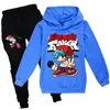 Ensembles de vêtements enfants vendredi soir Funkin sweat à capuche pour enfants ensemble filles sweat-shirt impression enfant en bas âge printemps manteau décontracté garçons adolescents