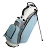 Designer Blue Golf Bags Pu Rod Support Golf Bag Golf Clubs stor kapacitet och stark praktik