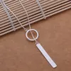 14K White Gold necklace jewelry wholesale high quality fashion charm women classic personality wedding 45cm