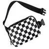 Marsupio in nylon impermeabile borsa pettorale sport all'aria aperta corsa borsa per cellulare borsa a tracolla versatile per