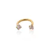 Stud Earrings Fashion 2Pcs Lip Ring U-shaped Steel Piercing Jewelry Cartilage Tragus Nose Studs