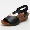 بيع النسائية أحذية الصيف Flop Flop Flop for Women Fashion Adultsile Clope Heel Mom Silled Saled Sandals Disual Discal 240228
