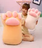 50 cm 70 cm Lovely Cat Claw Plush Toys Winter Cushion Soft Animal Stuffed Toys Creative Sleeping Pillow Gifts For Girls Kids New Yea5375473