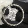 Spensione di svendita Clearance Birsetteri Diamond Diamond Lettera Bisciata Gioielli Pins Gold Voguish Voguish Fare Abito per la festa Accessori sciarpa Accessori per la sciarpa Accessori per la sciarpa.