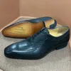 Итальянский стиль, коричневые, черные оксфорды из натуральной кожи, модельные туфли высокого качества, костюмная обувь на шнуровке, свадебная официальная мужская обувь 240304