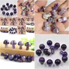 Stone 20Mm Amethyst Mini Mushroom Plant Statue Natural Stone Carving Home Decoration Crystal Polishing Gem Drop Delivery Jewelry Loos Dhmg5