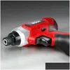 Chave de fenda elétrica Wosai 16V Broca 100N.M Impact Driver Cordless Household Mtifunction Hit Power Drop Delivery Dhb9D