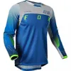 2023 Mens T-shirts Fox Speed Suit Breathable and Dry Mountain Off-road Cycling Summer Motorcycle Long Sleeved Bicycle