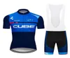 2020 Nowy zespół Kostka Summer Men krótki rękaw Czarny Jersey Mountain Bike koszulka Szybka sucha mtb rowerowe odzież Ropa CI2055467