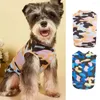 Vêtements pour chiens Couleur vive Gilet pour animaux de compagnie Camouflage confortable pour petits animaux Chemise douce Vêtements respirants Chiens d'été