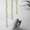 Flores decorativas videiras artificiais 40 M Fake Hanging Plants Silk Ivy