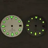 Bracelets de montre Kits d'outils de réparation 28.5mm accessoires SKX cadran de Modification vert lumineux pour NH35/NH36/4R/7S pièces de bricolage avec réparation S L240307