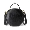Waist Bags Steampunk Shoulder Bag Retro Handbag Gothic Ladies Rivet Leather Clock Slung