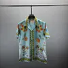 Modische Trainingsanzüge für Herren von Casablanca, Designer-Hemdkleid, lässiges Brust-Briefhemd für Herren, Luxuskleidung, Straßenshorts, Ärmelkleidung, Casablanca-T-Shirt