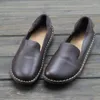 Freizeitschuhe Vintage Original Echtleder Damen Kuh Lefu