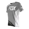 2023 Mens T-shirts Fox Summer Outdoor Cykeldräkt Rund hals Kort ärm Snabbt torrt andningsbar motorcykel Speed ​​Drop IU4U