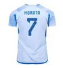 2023 Soccer Jerseys fans spelarversion Pedri Ansu Gavi Fati Ferran Torres Morata Football Shirt Koke Azpilicueta 2023 Asensio 22 23 Spains Men and Kids Set Set
