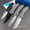 BM 550BK/551 Griptilian Tactical Folding Knife CPM-20CV Plain Blade G10 HANDLAR Everyday Carry Outdoor Hunting Camping EDC 550-1 550BK-1 551-1 555 3300 15535 Verktyg