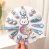 Accessoires pour cheveux, 14 pièces, épingles à cheveux princesse ours de dessin animé, couvre-chef pour enfants en bas âge, été automne 2024