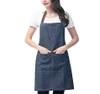 Tablier de cuisine unisexe en Denim, réglable pour hommes et femmes, avec poche, pour Chefs de cuisine, cuisson, outil de nettoyage de la maison Avental 5245126