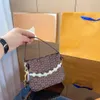 Top luksusowy projektant Medieval Pearl Sain Mahjong Bag damska torebka torba na ramię torba pod pachami torba na telefon komórkowy portfel mały i wykwintna 17 cm