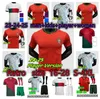 2024 2025 Bernardo Joao Felix Soccer Jerseys Ronaldo Bruno Diogo J. Otavio Fernandes 23 24 25 Seleção nacional portuguesa Portugals Camisa de futebol para homens adultos Kit de crianças 4xl