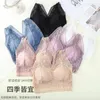 Camisoles Tanks 아름다운 뒷 레이스 속옷 여성의 편안한 프랑스 브래지