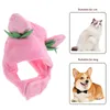 Kostiumy kotu Pet Headband Strawberry Hat Puppy Headwear Household Desress Dreses Cartoon Delikatne dekoracyjne dekoracyjne