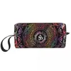 Borse per cosmetici Borsa da viaggio Maha Mrityunjaya Mantra Borsa da toilette portatile Om Yoga Mandala Buddismo Aum Organizzatore di trucco Beauty Storage Dopp