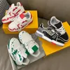 Designer Kids Sneaker Virgil Trainer Scarpe casual Pelle di vitello Ragazzi Ragazze Sport Traspiranti Bambini Scarpe da ginnastica per bambini piccoli