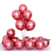 Ballon épais en Latex de forme ronde de 10 pouces, ballons de décoration pour Festival, mariage, fête d'anniversaire, accessoires de décoration de noël TH1318