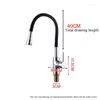 Kitchen Faucets Single Handle Water Faucet Bend At Any Angle Nozzle Stainless Steel And Silicon Sink With Sprayer