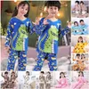 Verão crianças pijamas menina define criança pijamas menino dos desenhos animados homewear pijamas conjunto menino roupas criança pijama 240304