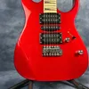 Klassisk kvalitet Red Electric Guitar 6 String Mahogny Body Solid in Stcok