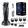 Rasoirs électriques Kemei 2296 Barber Tondeuse à cheveux sans fil 0mm Zero Gapped Carving Clipper Detailer Finition professionnelle Coupe Hine Dr Dhui2