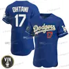 لوس أنجلوس 17 Shohei Ohtani Dodgers Jerseys Vin Scully Patch Ohtani City Connect Jersey Dodger Ohtani Gold Baseball Jersey Men Women Lady Youth Kid Baby Toddler