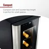  Şarap Tutkumu Tezgah Şarap Soğutucu - 3 Raflı Mutfak İçin Mini Buzdolabı, Ayarlanabilir Sıcaklık Kontrolü, Enerji Verimli Soğutma İçecek Buzdolabı