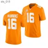 Fußballtrikots Tennessees Volunteer Jersey College Hendon Hooker Peyton Manning White Cordarrelle Patterson Größe S-4XLH240307