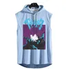 Tanktops voor heren Berserk T-shirt met capuchon Japanse anime Top Zomer Casual Sportswear Mouwloos vest Workout Fitness T-shirt Street chic