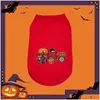 Dog Apparel Pet Halloween Clothing Cat Small And Medium Dog Top Printed Vest Drop Delivery Home Garden Pet Supplies Dog Supplies Dhb4T