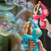 Jeu de sable eau amusant soufflant des bulles pistolet à bulles automatique jouets machine été fête en plein air jouer jouet pour enfants cadeaux surprise d'anniversaire pour parc aquatique Q240307