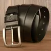 Belts Men's 3.8cm Cowhide Casual Needle Buckle Belt Korean Edition High Quality Business Travel Luxury Water Pattern Pant