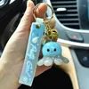 2024 Resin Illuminated Octopus Car Keychain Cartoon Doll Illuminated Small Pendant Personality Couple Backpack Pendant