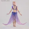 ملابس السباحة للسيدات sangonomiya kokomi split swimsuit لعبة genshin تأثير cosplay تأتي النساء أنيمي صيف مجموعة ملابس السباحة sexy s-xl l240308