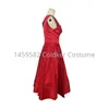 Casual Dresses Clearance High Quality Vintage Rockabilly Red Slash Neck 50's Prom Swing Party Goth Pinup Retro Dress Vestidos