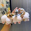 keychains tiger bukeychainふわふわしたメタルシェディングぬいぐるみミニペンダントキーチェーンバッグバスティフートイズギフト用