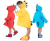 6 Colors Baby Rain Gear Cartoon Dinosaur Hooded Waterproof Poncho Rainwear for Kindergarten Student Raincoat Gift M10004677462